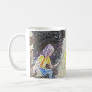 Marcher dans la tasse à café Dark Me et Jesus