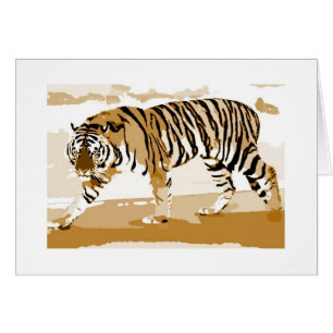Marcher Tiger Pop Art