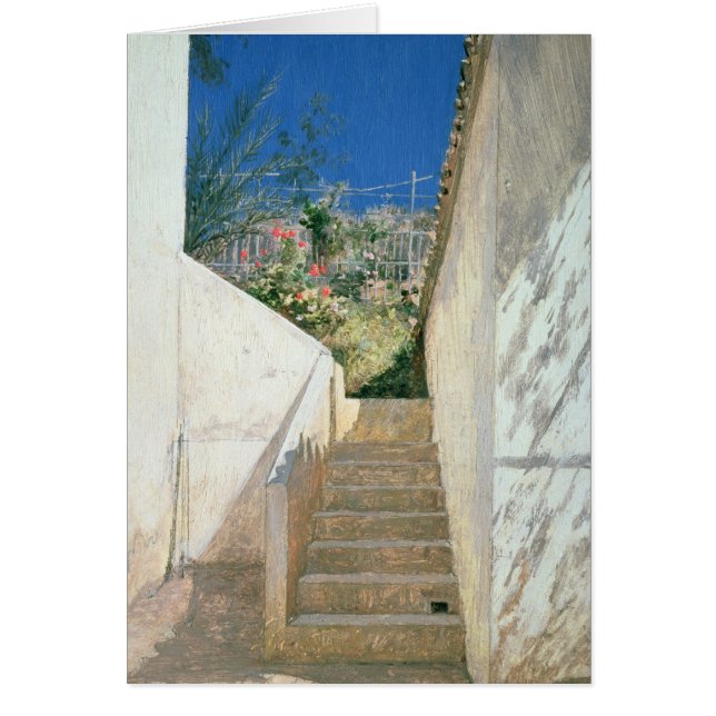 Marches dans un jardin, Algérie, 1883 (Devant)