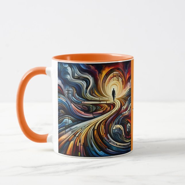 "Marches guidées" Café Mug (Gauche)