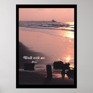 Marchez avec moi. POSTER IMPRIMER