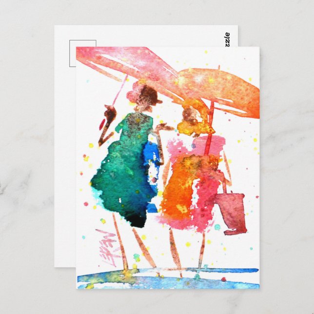 Marchons et parlons #140106 Carte postale (Devant / Derrière)