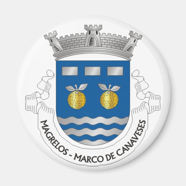 Marco de Canaveses/Magrelos Fridge Magnet (Devant)