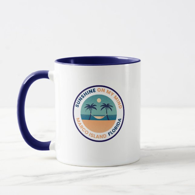 Marco Island Florida Café Mug (Gauche)