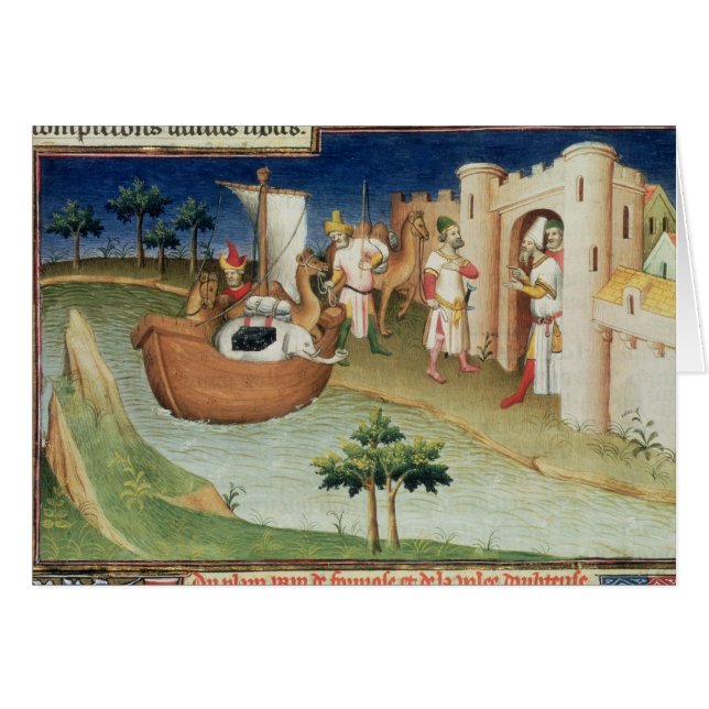 Marco Polo avec l'arrivée d'éléphants et de (Devant horizontal)