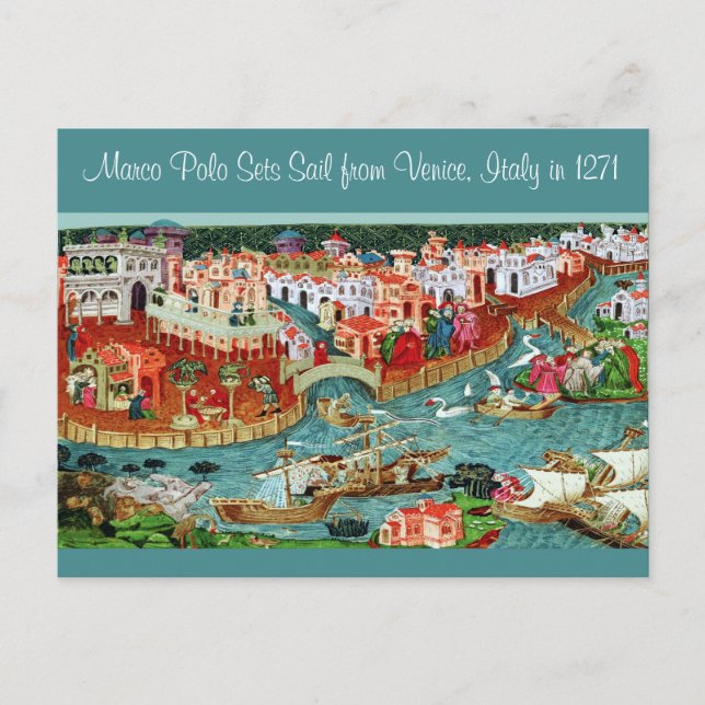 Marco Polo Crée Carte Postale (Devant)