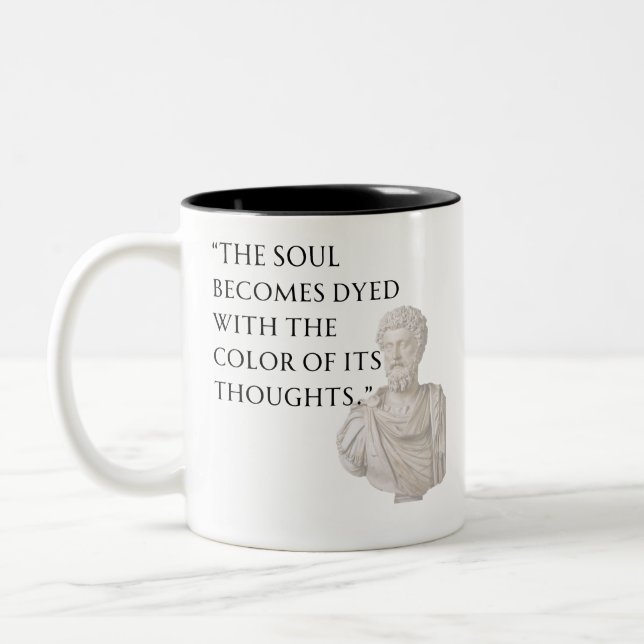 Marcus Aurelius Quote Mug (Gauche)