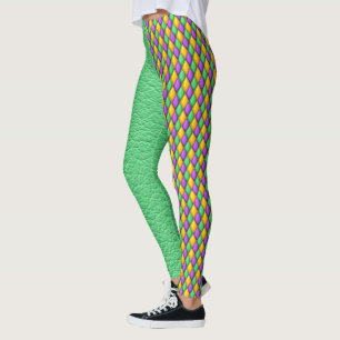 Mardi Gras 4 Diamants Pop Leggings mode