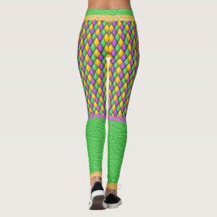Mardi Gras 6 Diamants Pop Leggings mode