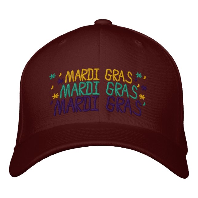 Mardi Gras Casquette brodé 2015 (Devant)