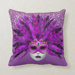 Mardi Gras Coussin