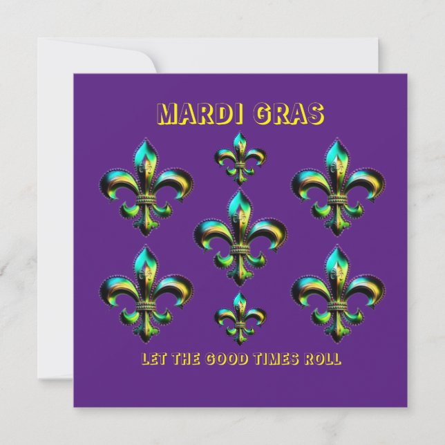 Mardi Gras Fleur De Lis (Devant)