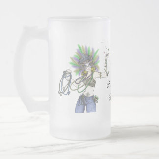 Mardi Gras Girl - Mug givrée