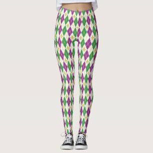 Mardi Gras Jacquard Leggings