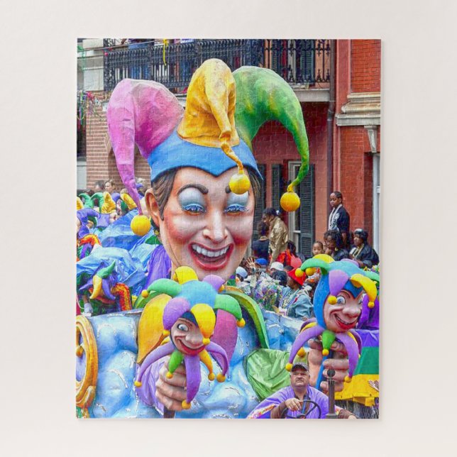 Mardi Gras La Nouvelle-Orléans. Puzzle (Vertical)