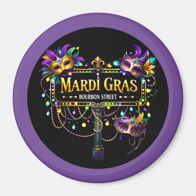 Mardi Gras Magnet (Devant)