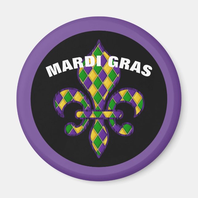 Mardi Gras Magnet (Devant)