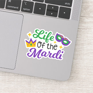Mardi Gras Mardi Gras Sticker Die Cut
