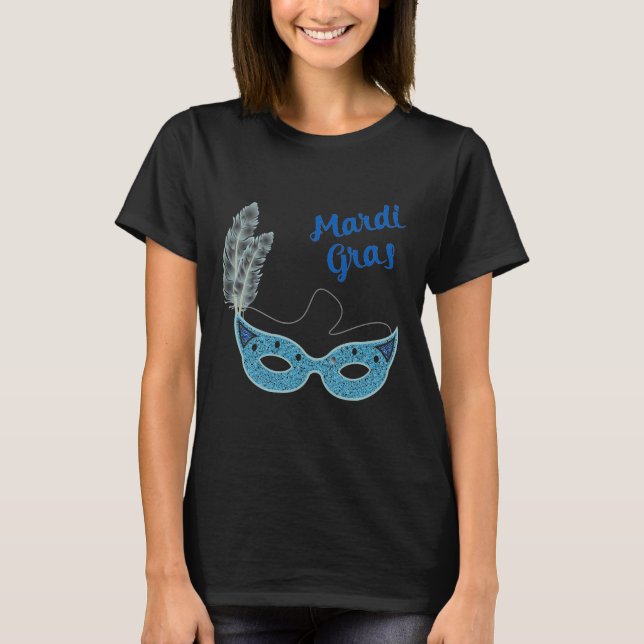 MARDI GRAS MASK TSHIRT (Devant)