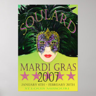 Mardi Gras Masque 2007 Poster St. Louis