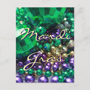 Mardi Gras Perle Lance Customisée Fête Invitation