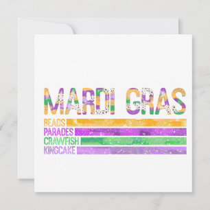 Mardi Gras Perles Parades Crawfish King Cake