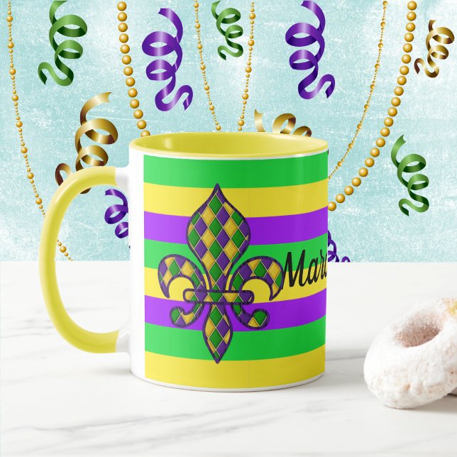 Mardi Gras Souvenir Café Mug Tea Cup (Créateur téléchargé)