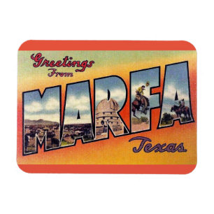 Marfa Texas Magnet - Vintage voyage
