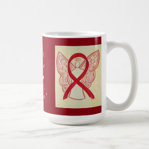 Marfan Syndrome Sensibilisation Ruban Angel Mug