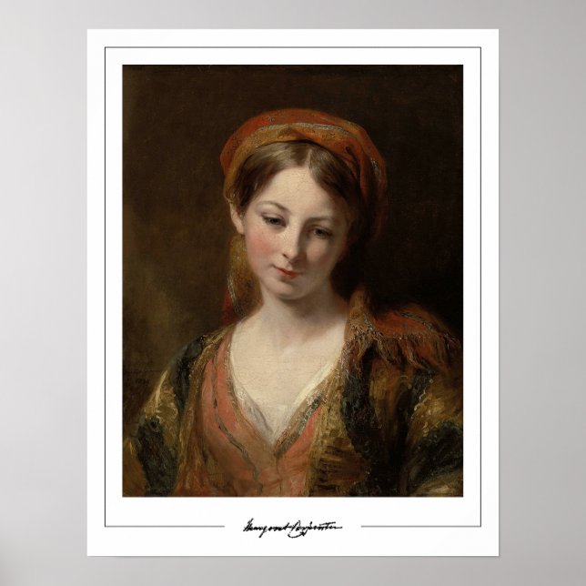 Margaret Sarah Carpenter Zedign Art Poster #1 (Devant)