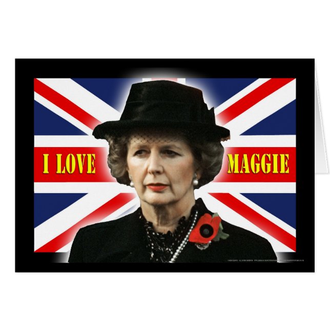 Margaret Thatcher I Love Maggie (Devant horizontal)