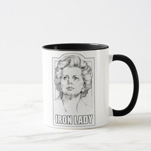 Margaret Thatcher - tasse de Dame de fer (Droite)