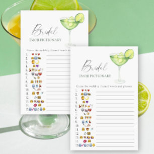 Margarita Baby shower emoji pictionary
