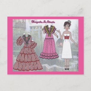 Margarita, la petite carte postale Paperdoll tziga