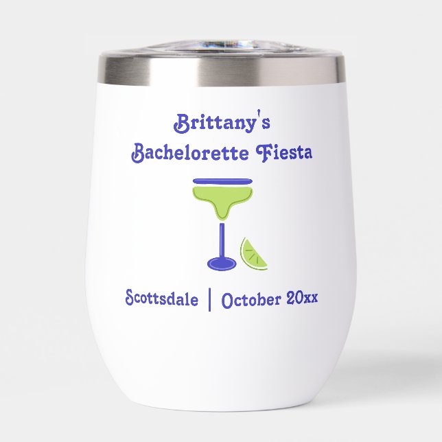 Margarita Lime Bachelorette Fiesta Stemless (Avant)