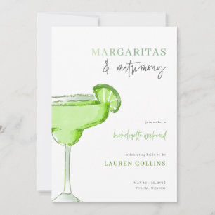 Margarita Marges et Invitation de bachelorette de 