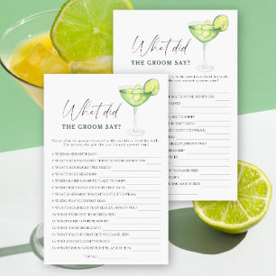 Margarita nuptiale Qu'a dit le marié