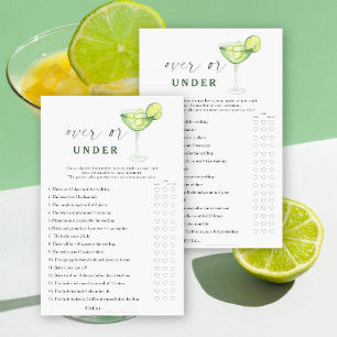 Margarita nuptiale sur ou sous le jeu