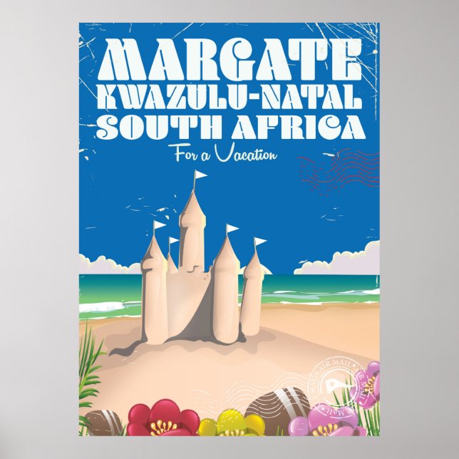 Margate, KwaZulu-Natal Afrique du Sud impression d (Devant)