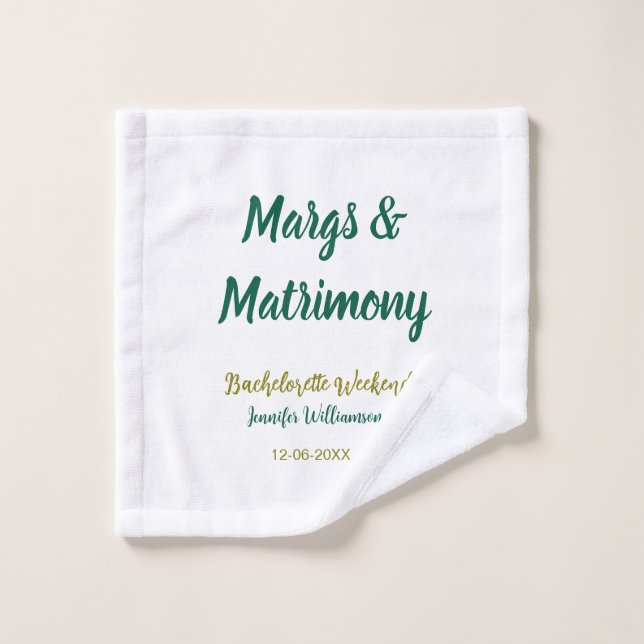 Margs et matrimone ajouter nom date enterrement de (Gant de toilette)