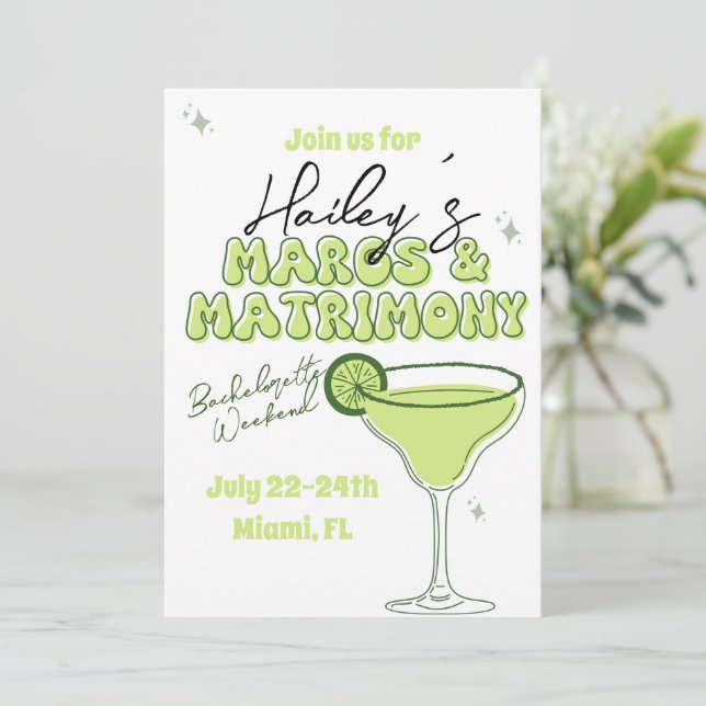 Margs et matrimonie invitation d'enterrement de vi (Debout devant)