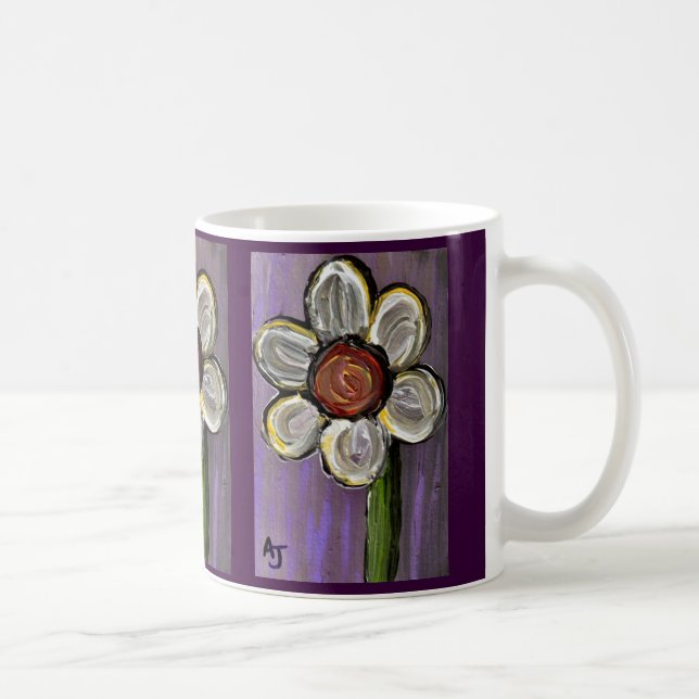 Marguerite dans le pourpre - tasse (Droite)