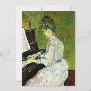 Marguerite Gachet au piano par Vincent van Gogh