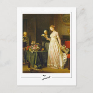 Marguerite Gérard #1 - Carte postale d'art fin