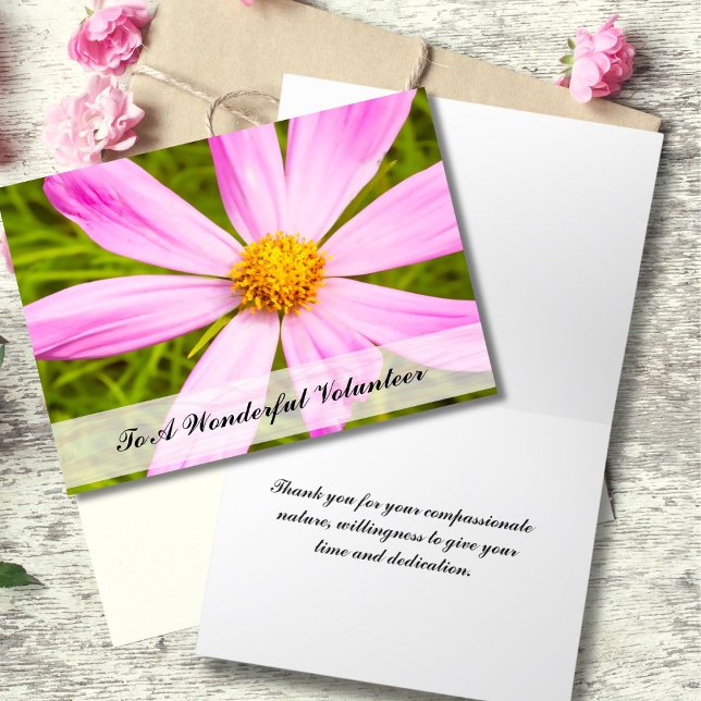 Marguerite Rose Merci Bénévole (Créateur téléchargé)