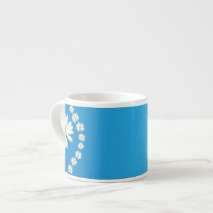 Marguerite sur la Mug Blue Espresso