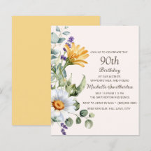 Marguerites blanches Fleurs sauvages jaunes 90e an