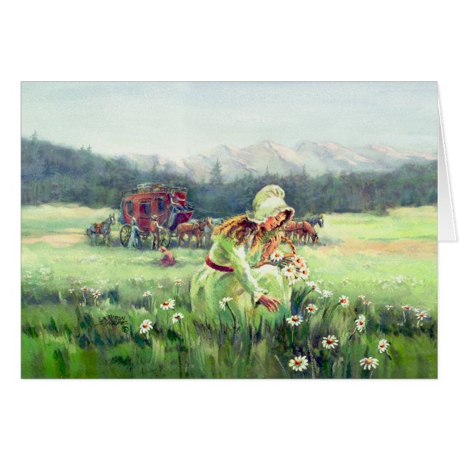 MARGUERITES de CUEILLETTE par SHARON SHARPE (Devant Horizontal)