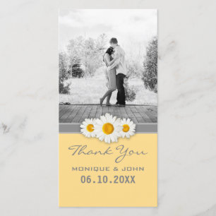 Marguerites Jaunes Merci Mariage doux