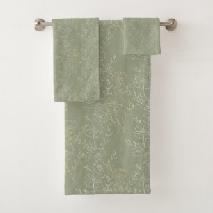 Marguerites rustiques sur Sage Green, luxe botaniq